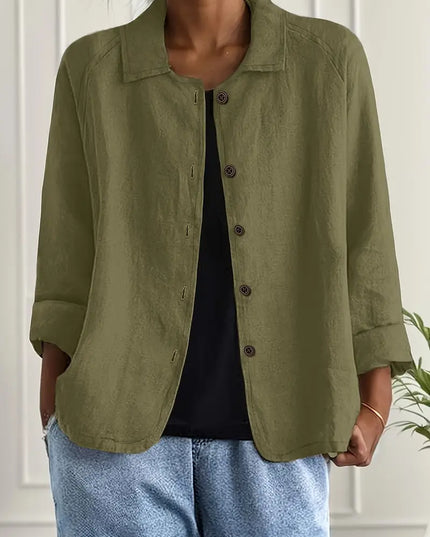 Lightweight Cotton Women's Top for Transitional Weather