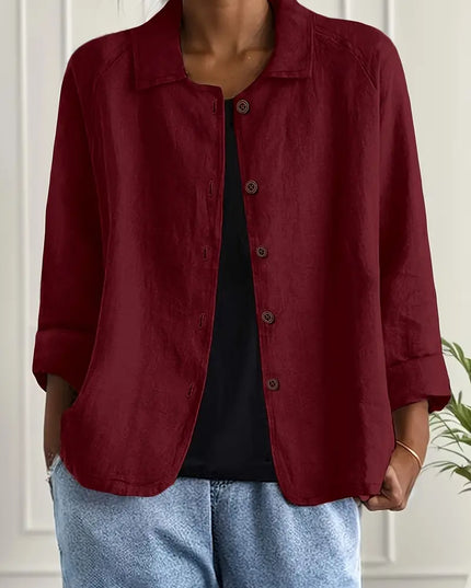Lightweight Cotton Women's Top for Transitional Weather