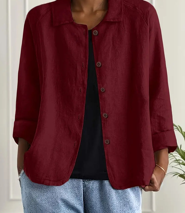 Lightweight Cotton Women's Top for Transitional Weather