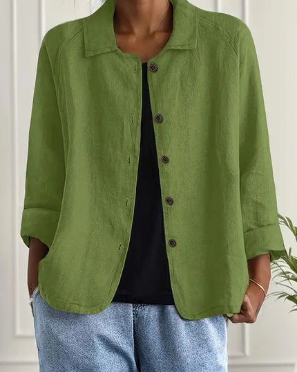 Lightweight Cotton Women's Top for Transitional Weather