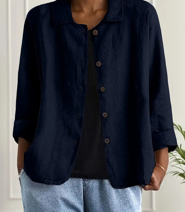 Lightweight Cotton Women's Top for Transitional Weather