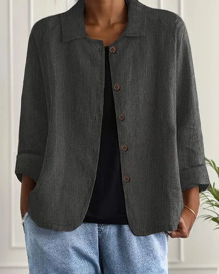Lightweight Cotton Women's Top for Transitional Weather