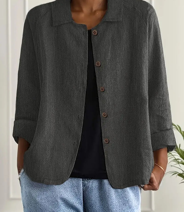 Lightweight Cotton Women's Top for Transitional Weather