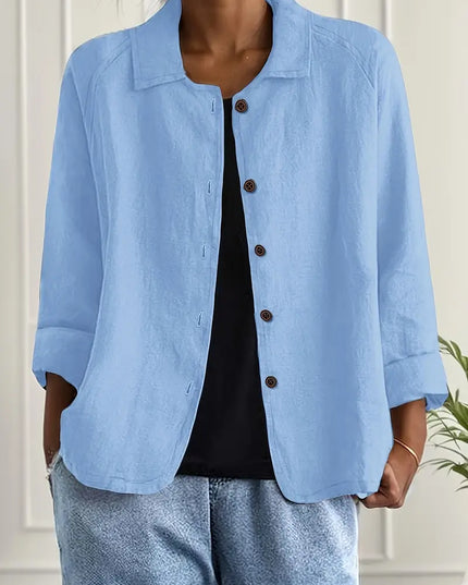 Lightweight Cotton Women's Top for Transitional Weather