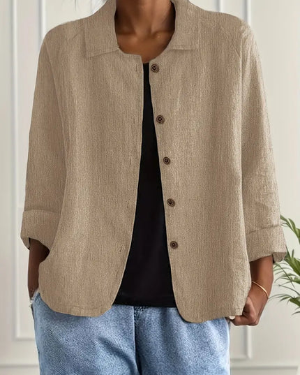 Lightweight Cotton Women's Top for Transitional Weather