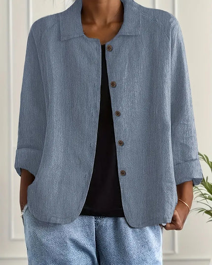 Lightweight Cotton Women's Top for Transitional Weather