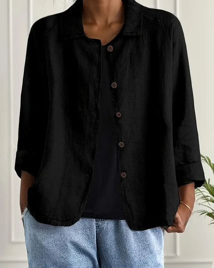 Lightweight Cotton Women's Top for Transitional Weather