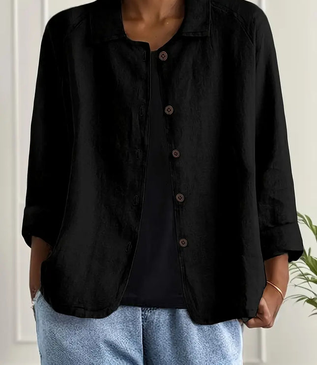 Lightweight Cotton Women's Top for Transitional Weather