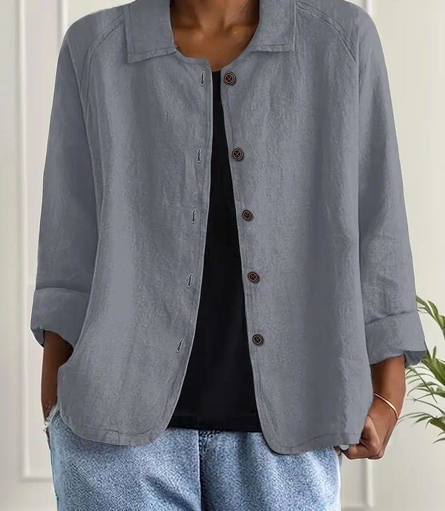 Lightweight Cotton Women's Top for Transitional Weather