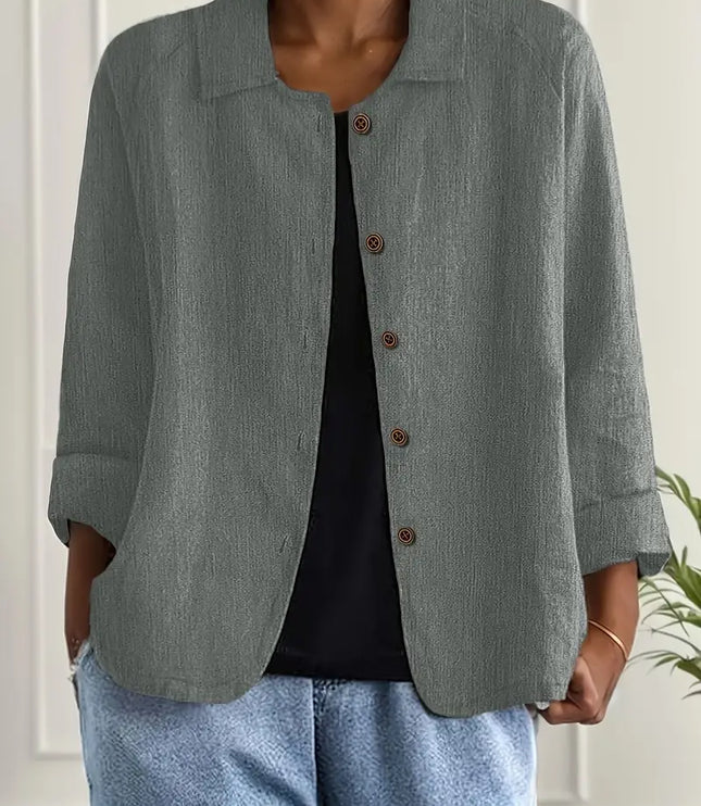 Lightweight Cotton Women's Top for Transitional Weather