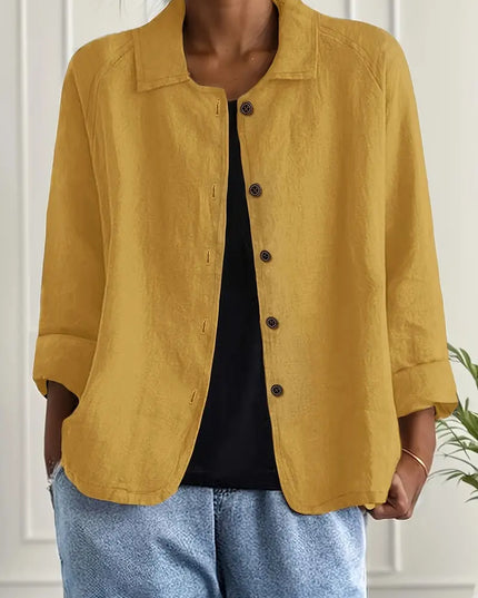 Lightweight Cotton Women's Top for Transitional Weather