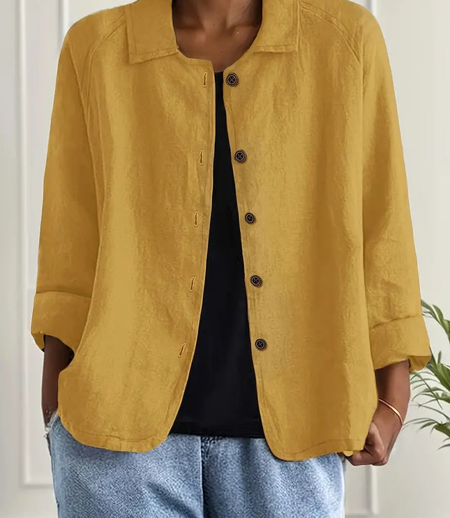 Lightweight Cotton Women's Top for Transitional Weather