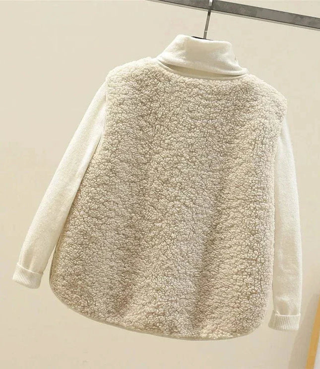 Gilet Sans Manches à Boutons pour Femme | Idéal pour la Superposition en Automne et Hiver