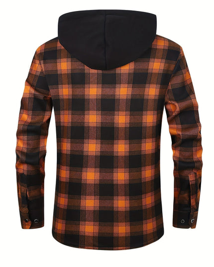 Rowan | Hooded Checked Shirt Jacket