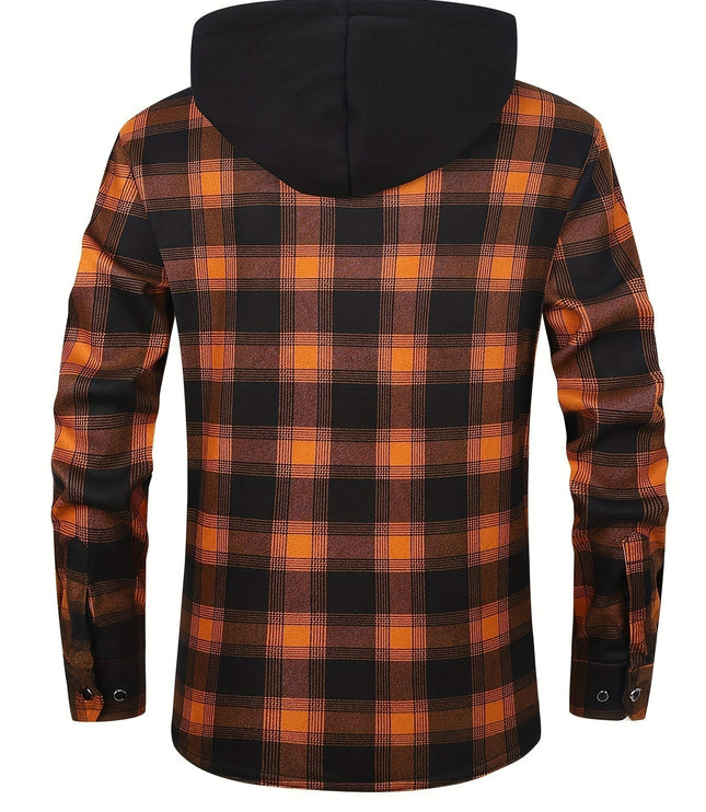 Rowan | Hooded Checked Shirt Jacket