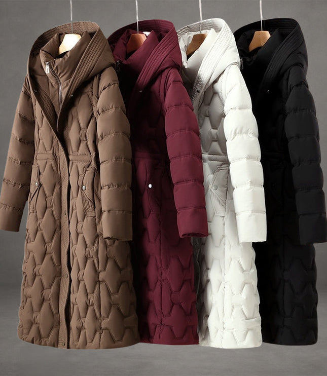 Lizza – Longline Hooded Down Coat