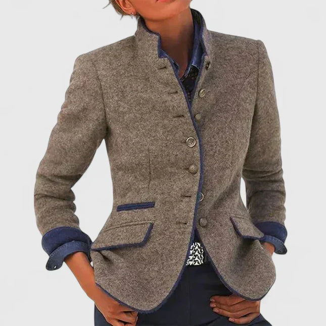Damski Kardigan Biurowy Zapinany na Guziki Elegancki Sweter