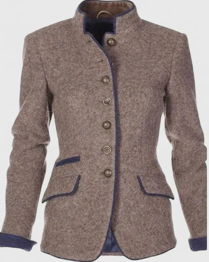 Damski Kardigan Biurowy Zapinany na Guziki Elegancki Sweter