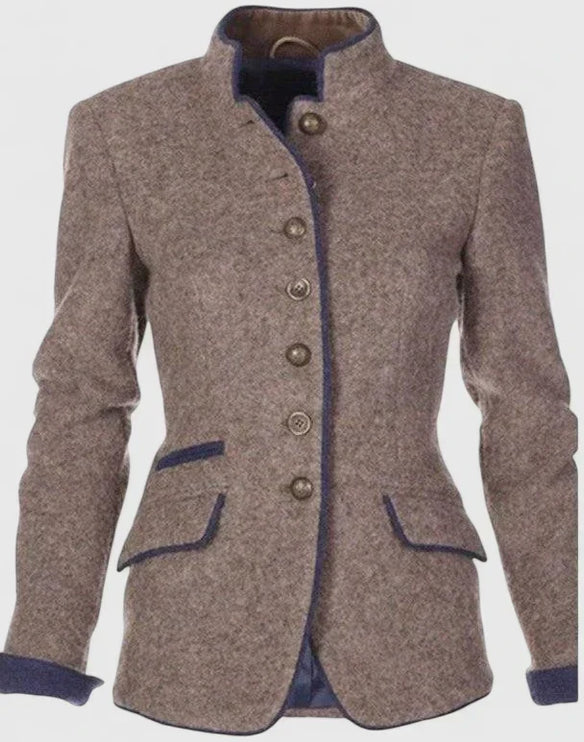 Damski Kardigan Biurowy Zapinany na Guziki Elegancki Sweter