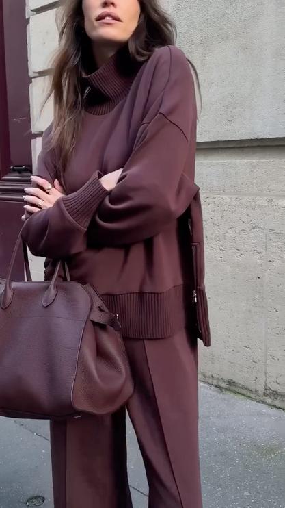 Damski Komplet Co-ord Dwuczęściowy Casualowy Wygodny Letni