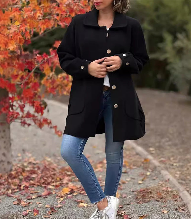 Mariah – Classic Oversized Buttoned Coat