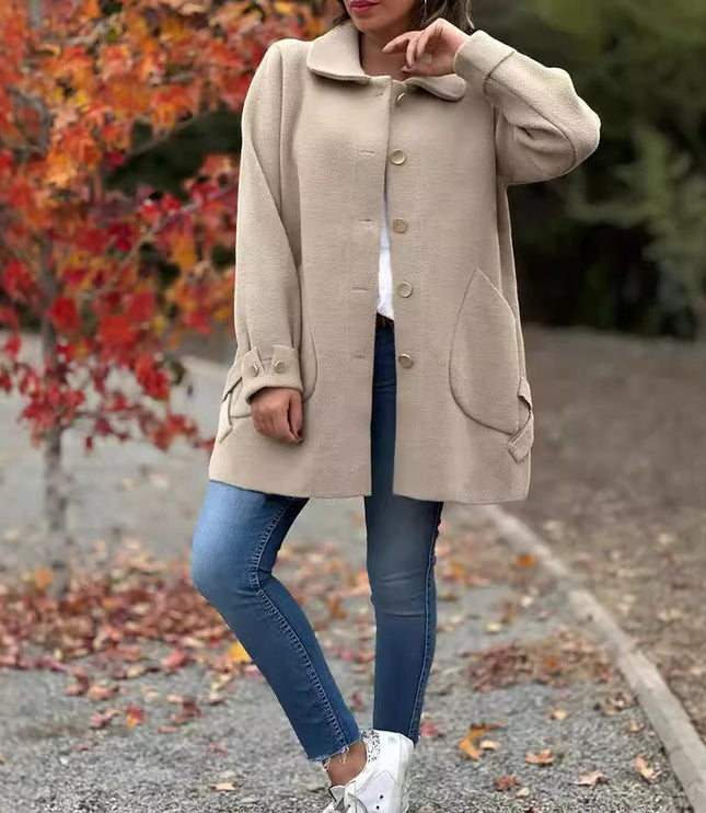 Mariah – Classic Oversized Buttoned Coat