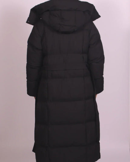 Kelly – Long Belted Puffer Coat