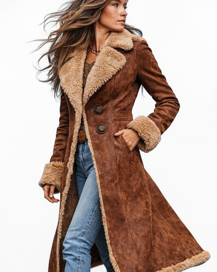 Izzie – Vintage Inspired Long Coat