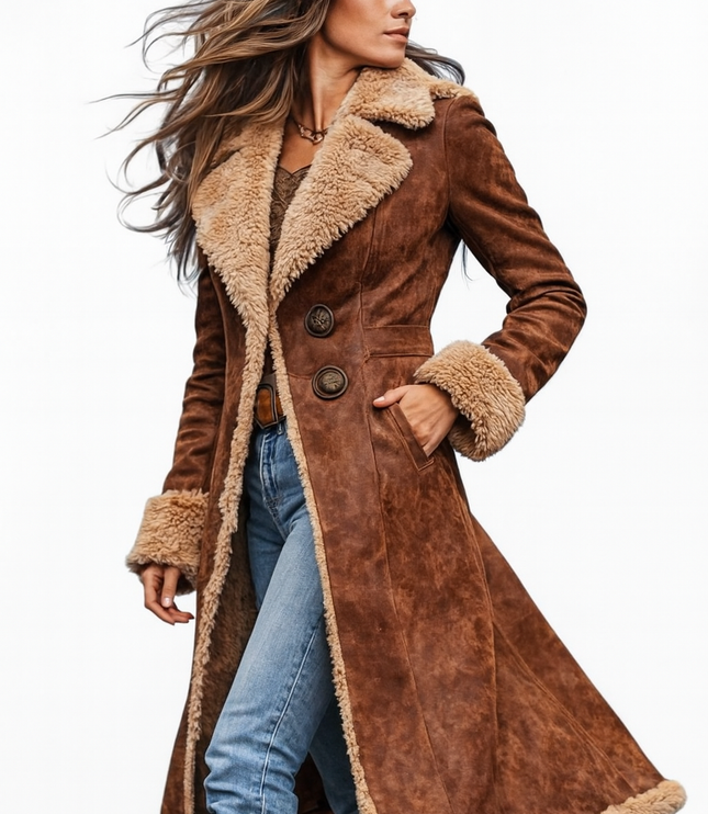 Izzie – Vintage Inspired Long Coat