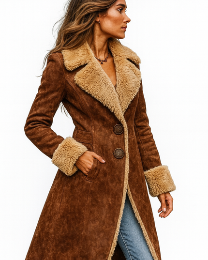 Izzie – Vintage Inspired Long Coat