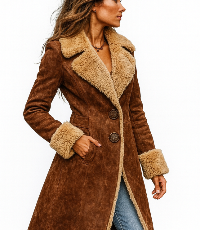 Izzie – Vintage Inspired Long Coat
