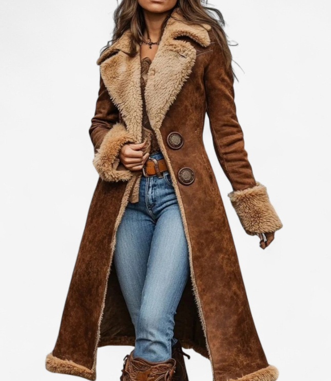 Izzie – Vintage Inspired Long Coat