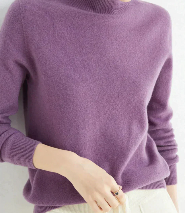 Elegant Women's Cashmere Sweater - Luxuriously Soft and Timeless
