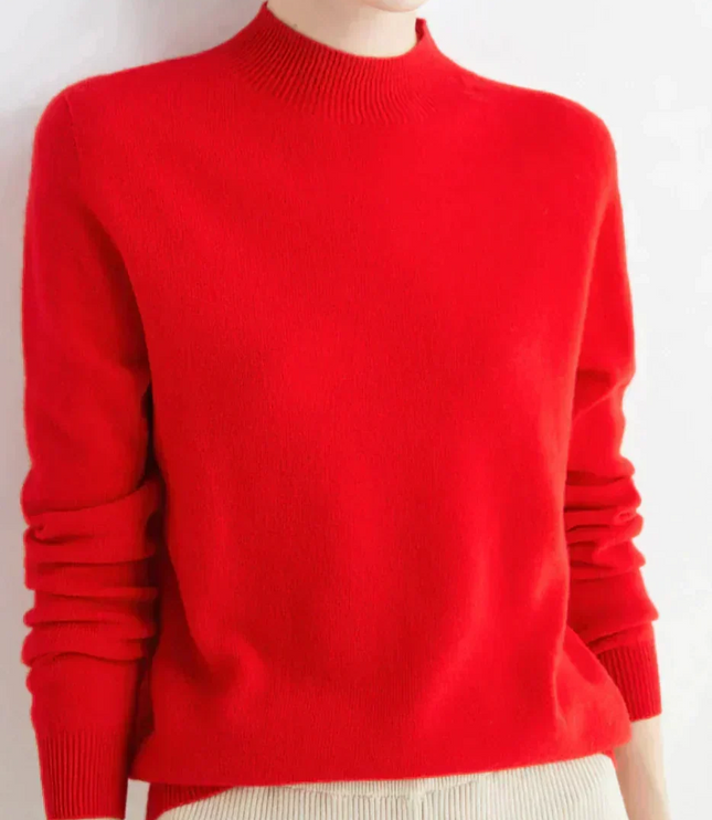 Elegant Women's Cashmere Sweater - Luxuriously Soft and Timeless