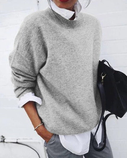 Women's Loose Fit Cashmere Sweater - Soft and Comfortable