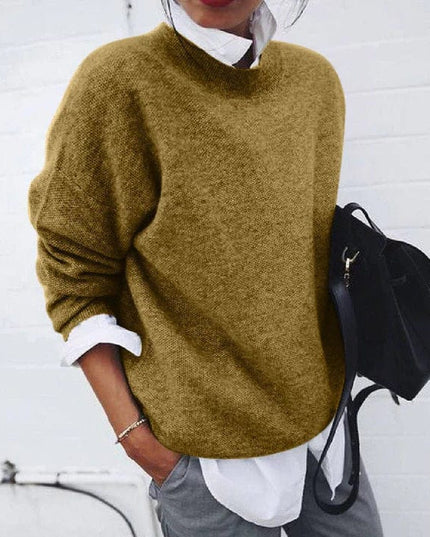 Women's Loose Fit Cashmere Sweater - Soft and Comfortable