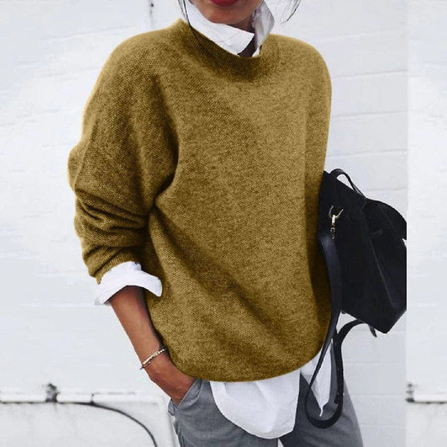 Women's Loose Fit Cashmere Sweater - Soft and Comfortable