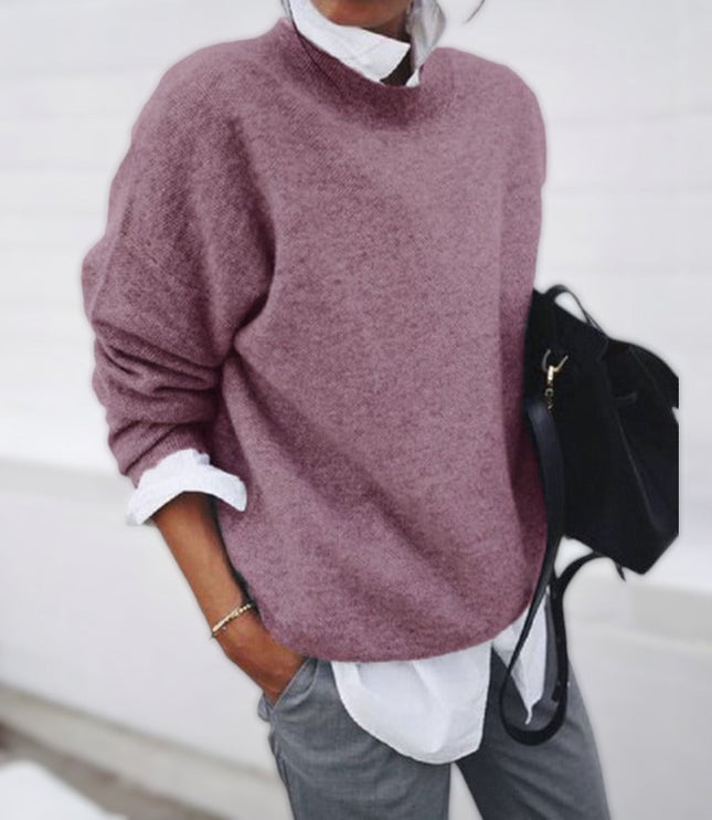 Women's Loose Fit Cashmere Sweater - Soft and Comfortable