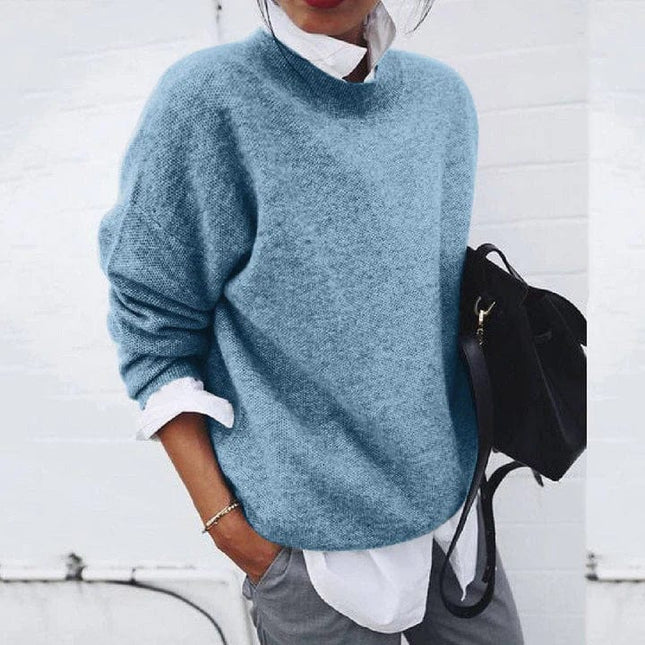 Women's Loose Fit Cashmere Sweater - Soft and Comfortable