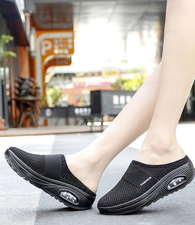 Damskie Buty Wsuwane bez Pięty z Podeszwą Powietrzną