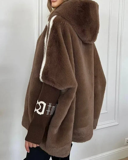 Ellah – Oversized Faux Fur Winter Coat