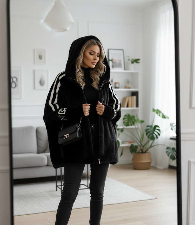 Ellah – Oversized Faux Fur Winter Coat