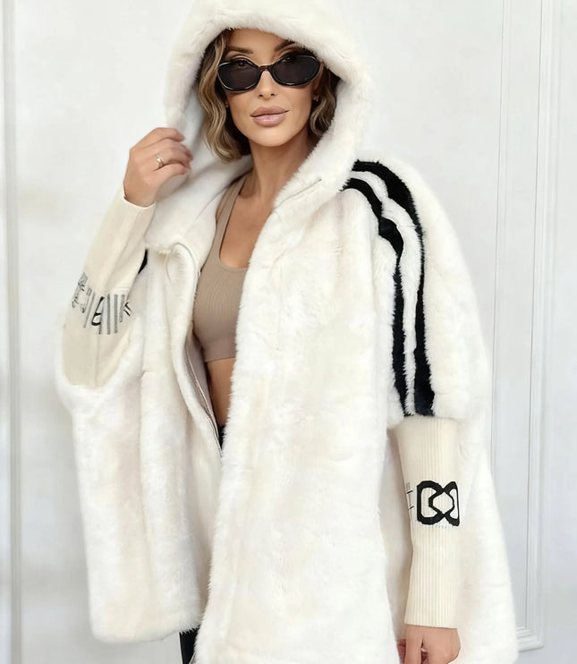 Ellah – Oversized Faux Fur Winter Coat