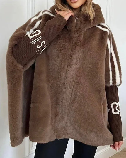 Ellah – Oversized Faux Fur Winter Coat