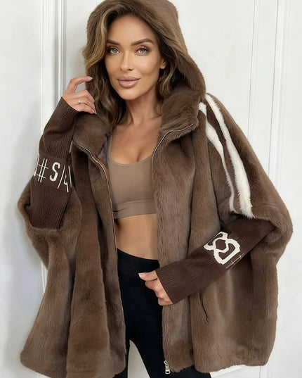 Ellah – Oversized Faux Fur Winter Coat