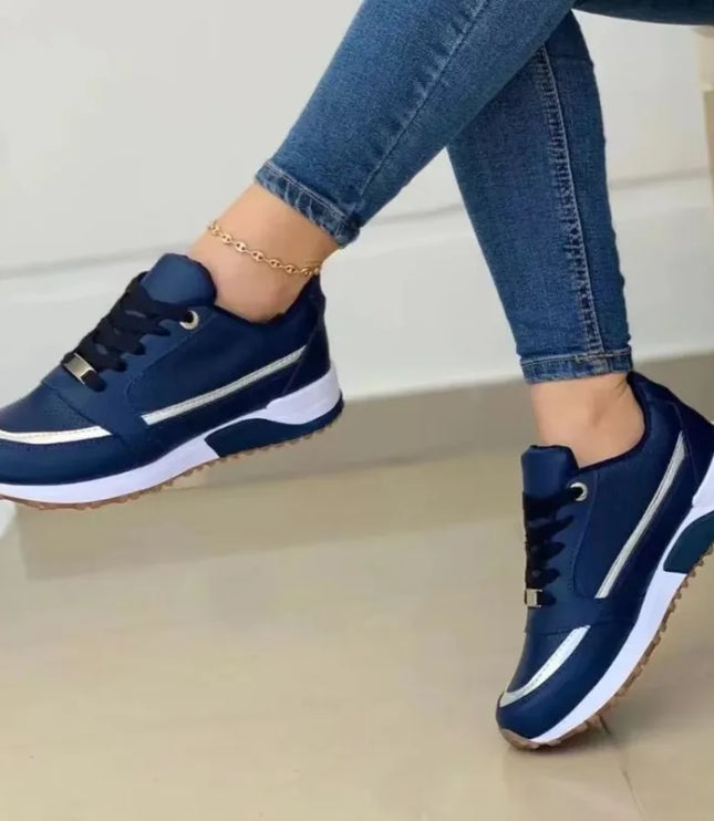Damskie Sneakersy Ortopedyczne z Amortyzacją na Co Dzień