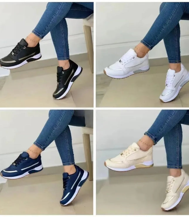 Damskie Sneakersy Ortopedyczne z Amortyzacją na Co Dzień