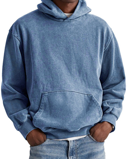 Męska Bluza z Kapturem Oversize Dresowa na Co Dzień