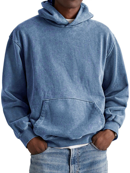 Męska Bluza z Kapturem Oversize Dresowa na Co Dzień
