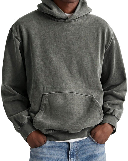 Męska Bluza z Kapturem Oversize Dresowa na Co Dzień